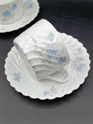 Set 2 Tazas Desayuno Haviland Limoges