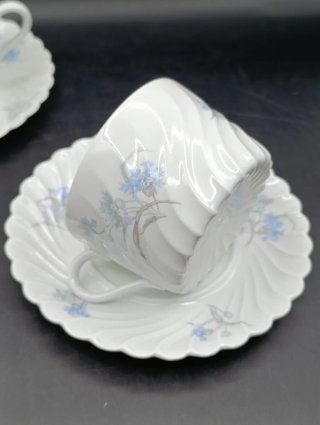 Set 2 Tazas Desayuno Haviland Limoges