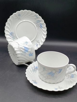 Set 2 Tazas Desayuno Haviland Limoges