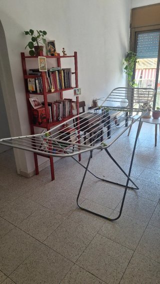 Tendedero plegable metal y plástico