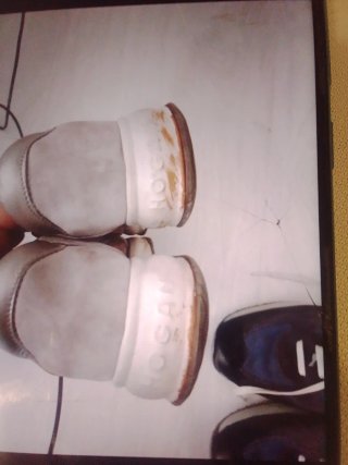 Scarpe Hogan Beige e Blu