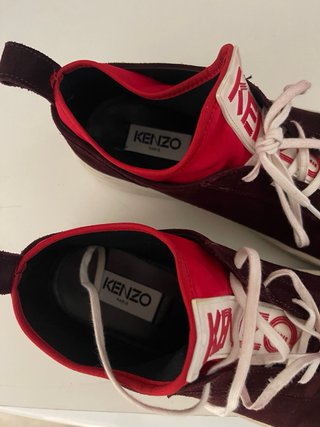 Zapatillas Kenzo Marrón y Rojo