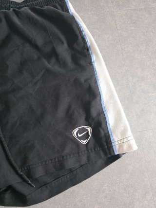 Pantaloncini Nike Vintage Y2K Nero Bianco L