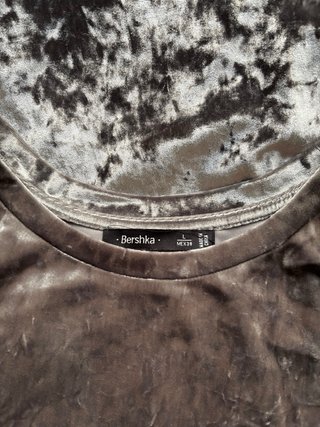 Top terciopelo Bershka