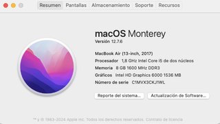 MacBook Air 13 2017 i5 250GB + Adaptador HDMI