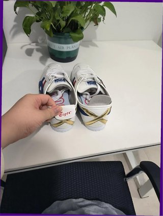 Onitsuka Tiger Mexico 66 Talla 36 Azul Blanco