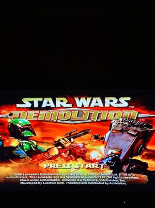 STAR WARS DEMOLITION PS1 SONY PlayStation 1 PSone