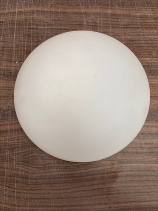 Cúpula de cristal para ventilador de techo