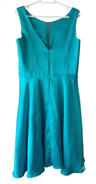 Vestido azul verdoso