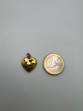 011-03-00548 COLGANTE CORAZON ORO 18K