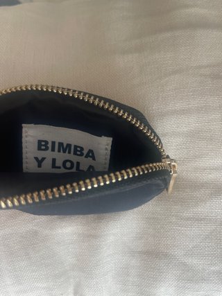 Monedero BIMBA Y LOLA negro y dorado