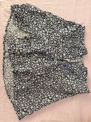 Falda pantalón Mango floral