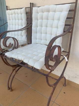 Sillas Hierro Forjado estilo Art Nouveau