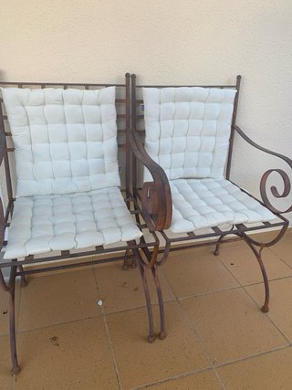 Sillas Hierro Forjado estilo Art Nouveau