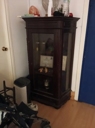 Mueble Antiguo Madera y Metal