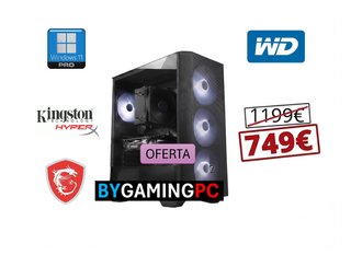 PC Gaming MSI Ryzen 5700 16GB 500GB RTX 5060