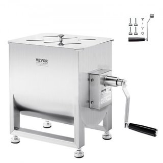 Manual Meat Mixer, 30L Fixed Tank Meat Processing