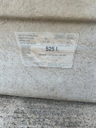 2 Depósitos Poliéster 525L Beige