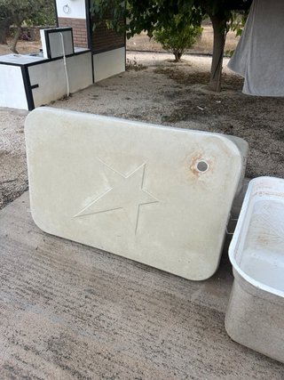 2 Depósitos Poliéster 525L Beige