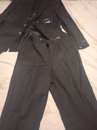 Traje Corneliani Negro Nuevo con etiquetas