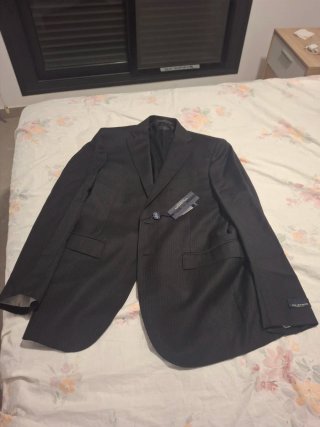 Traje Corneliani Negro Nuevo con etiquetas