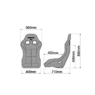 Bride Zeta IV Asiento tipo Baquet