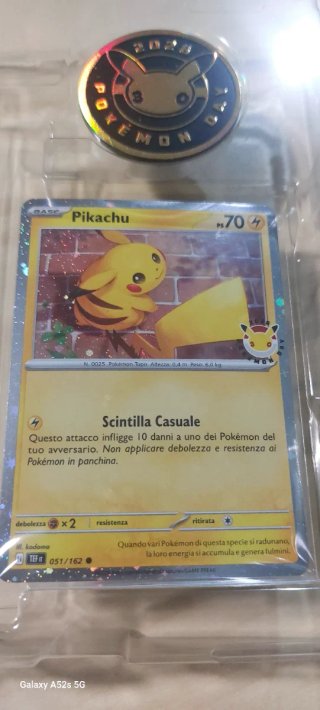 Carta Pokemon Pikachu - Pokemon Day 2026