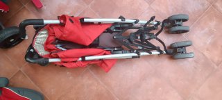 Carro de bebé Nurse rojo