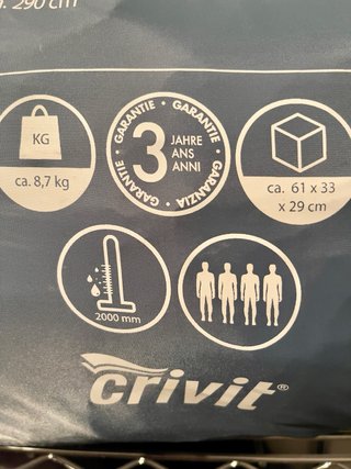 Tienda campaña hinchable Crivit