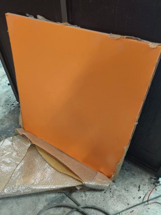 Plancha de metacrilato naranja