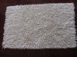 Tappeto da bagno in cotone ciniglia