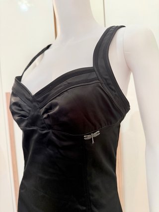 John Galliano vintage Y2K little black dress penci