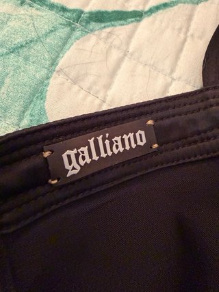 John Galliano vintage Y2K little black dress penci