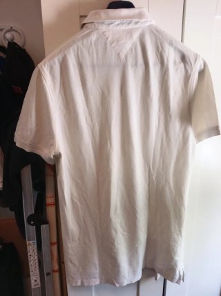 Polo Tommy Hilfiger Blanco Talla L
