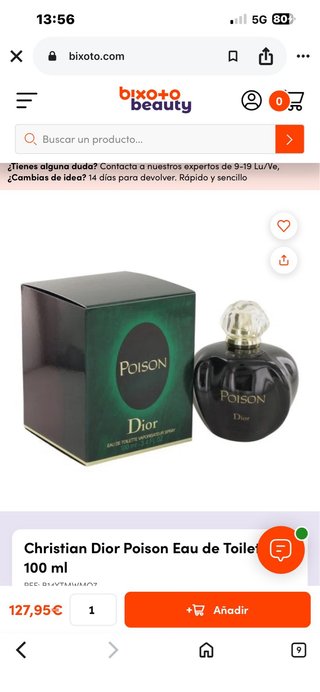 Perfume Dior Poison Eau de Toilette 100ml