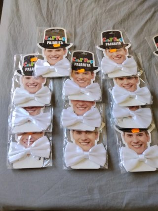 Pajaritas de fiesta (blancas y negras)