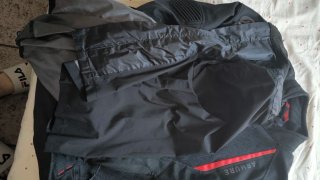 Chaqueta motera Armure Negra y Roja