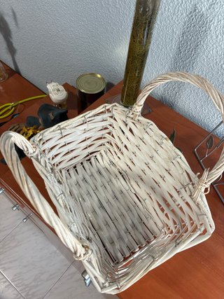 Cesta decorativa estilo provenzal