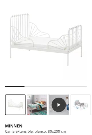 Cama extensible + somier + colchón