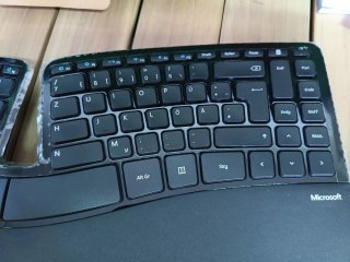 Teclado Microsoft Inalámbrico RF Negro qwertz