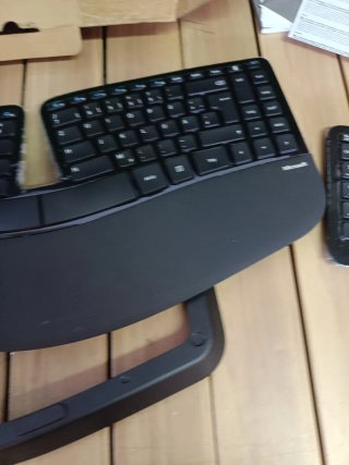 Teclado Microsoft Inalámbrico RF Negro qwertz