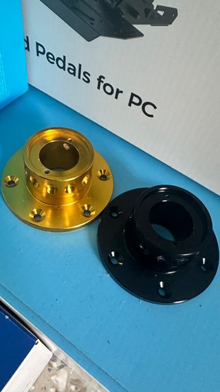 Soporte Volante Modo QR Dorado y Negro