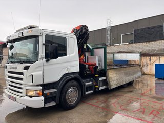 Camión Scania P380 6x2 Multilift +Grua