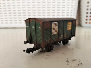 Vagón cerrado Renfe h0