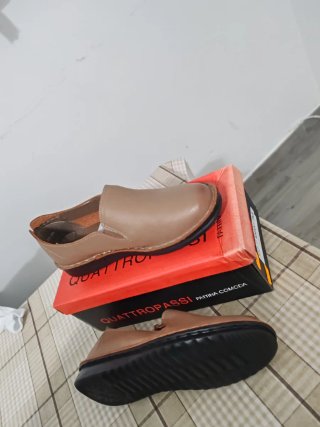 Scarpe donna Quattro Passi beige/marrone