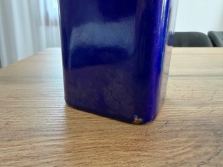 Vaso rame smaltato a fuoco Paolo de Poli