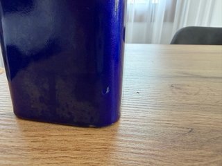 Vaso rame smaltato a fuoco Paolo de Poli
