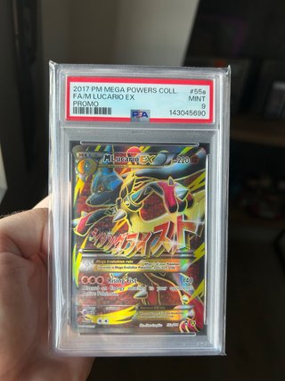 Mega Lucario EX FA/M 2017 PSA 9