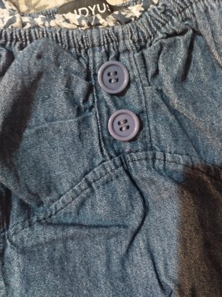 Vestido vaquero corto con cinturón