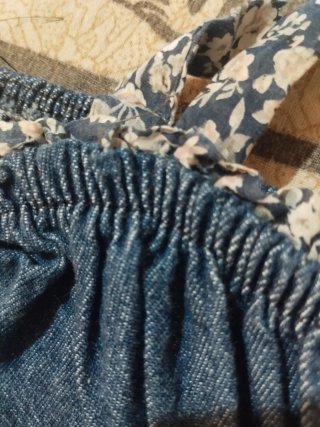 Vestido vaquero corto con cinturón